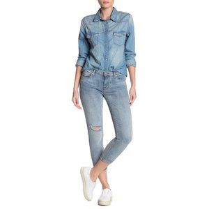 NWT Nordstrom Hudson Harkin Crop Super Skinny Jean
